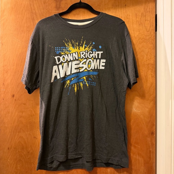 HOMAGE Other - HOMAGE Down Right Awesome Graphic Tee - Gray